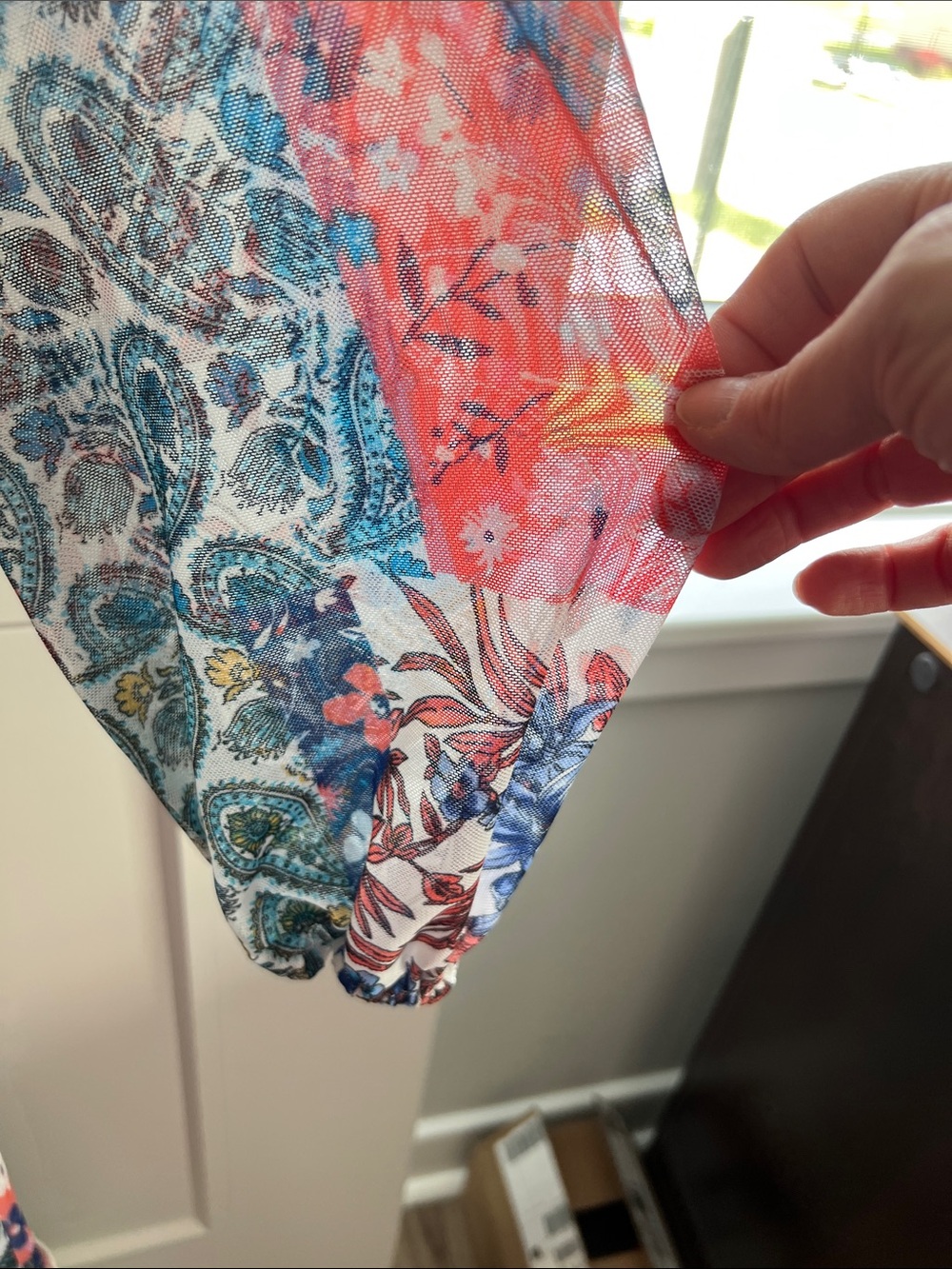 Stella & Julie Bohemian Patchwork Floral Maxi Dress-EUC - Picture 5 of 9